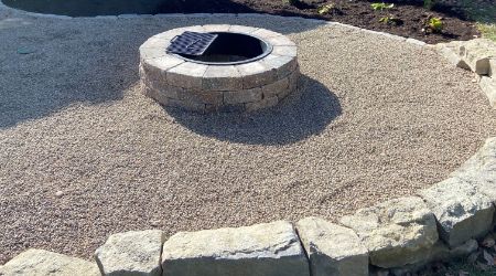 firepit installation